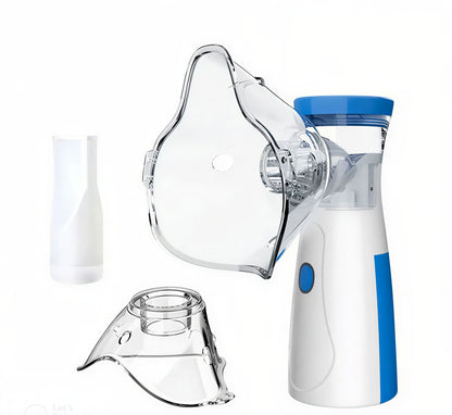 Portable Mesh Nebulizer Machine – Handheld Ultrasonic Vaporizer for Adults & Kids, Quiet & Rechargeable